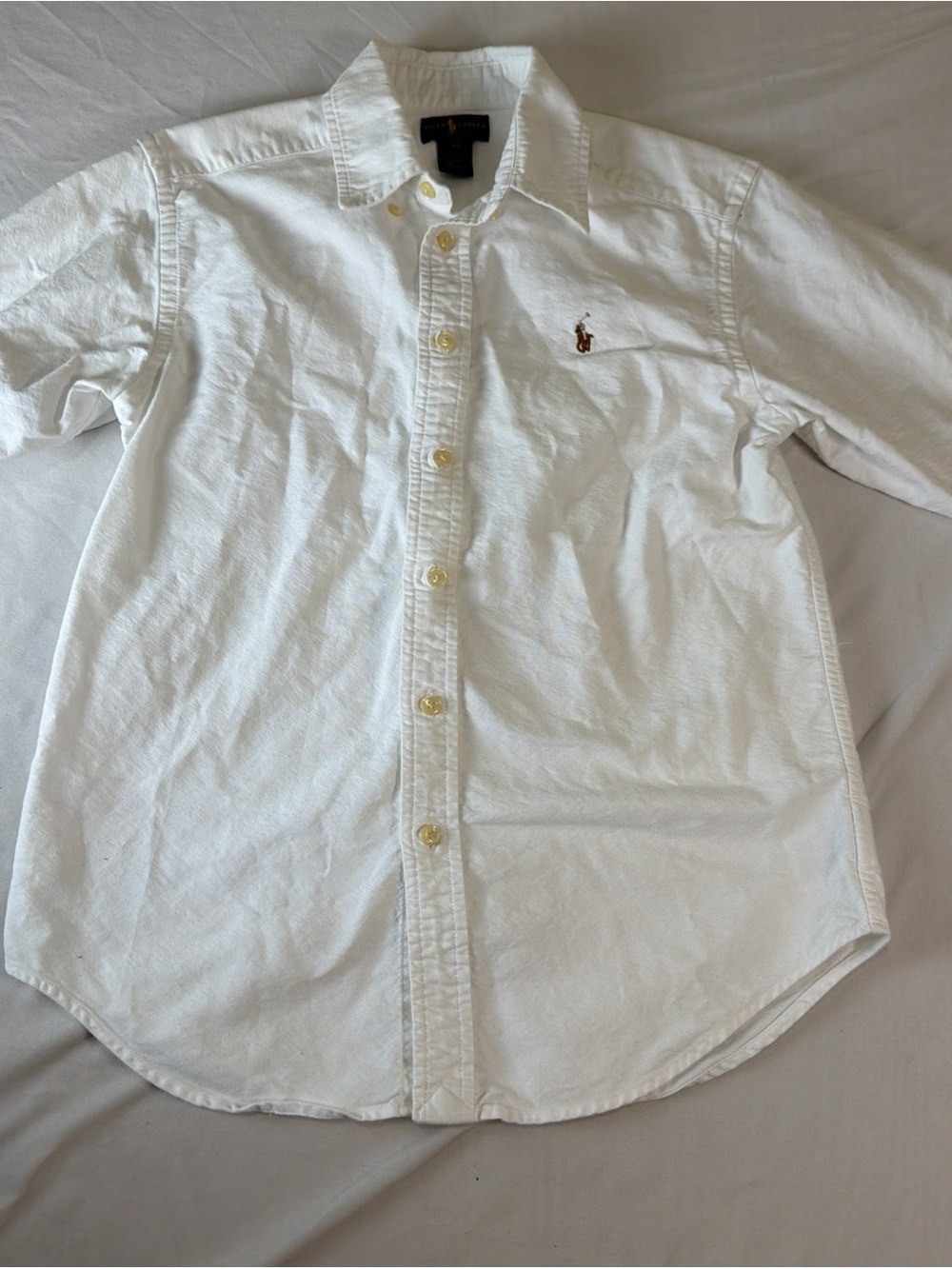Polo by Ralph Lauren White Oxford Button-Down Shirt - Men's